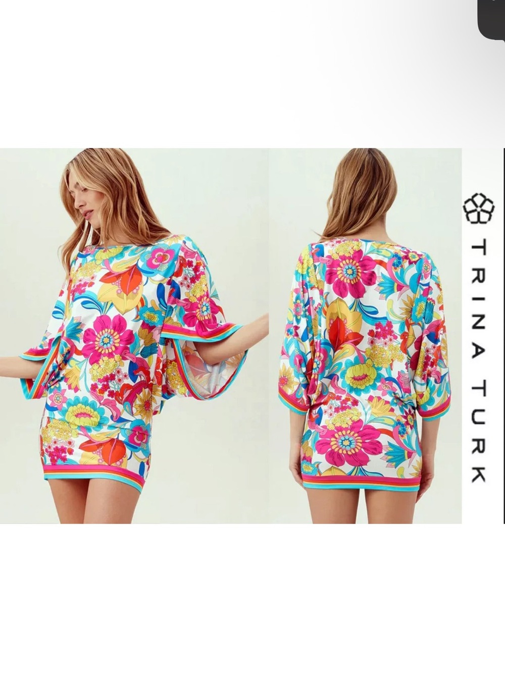 Trina Turk Fontaine Swim Tunic New With Tags